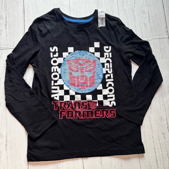 Jumping Beans Black and Blue Long Sleeve Tee - Picture 1 of 4